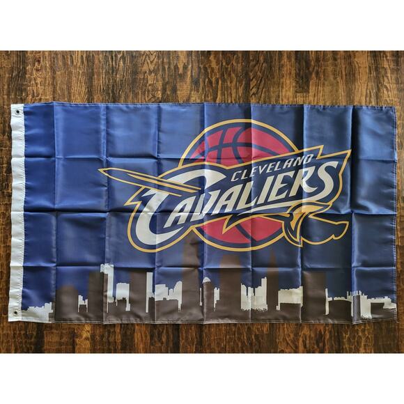 Cleveland Cavaliers Flag Banner Cleveland Cavs Skyline New 3x5 Ft Mancave Garage - Picture 1 of 2